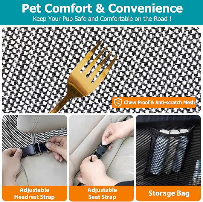 Dog Barrier for Car Back Seat & Cargo Area - Image 6