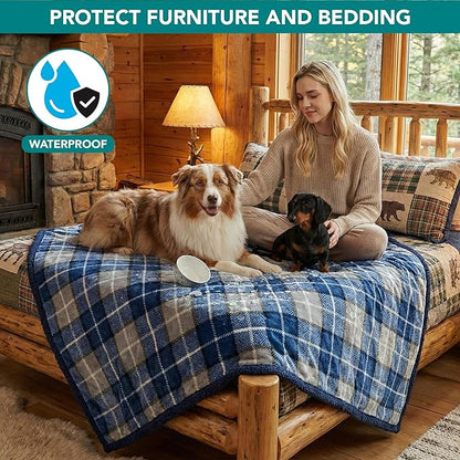 PetAmi Waterproof Dog Blanket for Medium Large XL Dog Puppy Cat Throw for Couch - Image 2