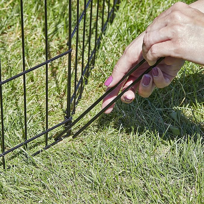 MidWest Homes for Pets Folding Metal Puppy / Dog Exercise Pen, Indoor/Outdoor - Image 7