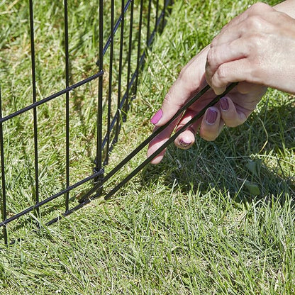 MidWest Homes for Pets Folding Metal Dog Exercise Pen, Indoor/Outdoor Playpen - Image 8