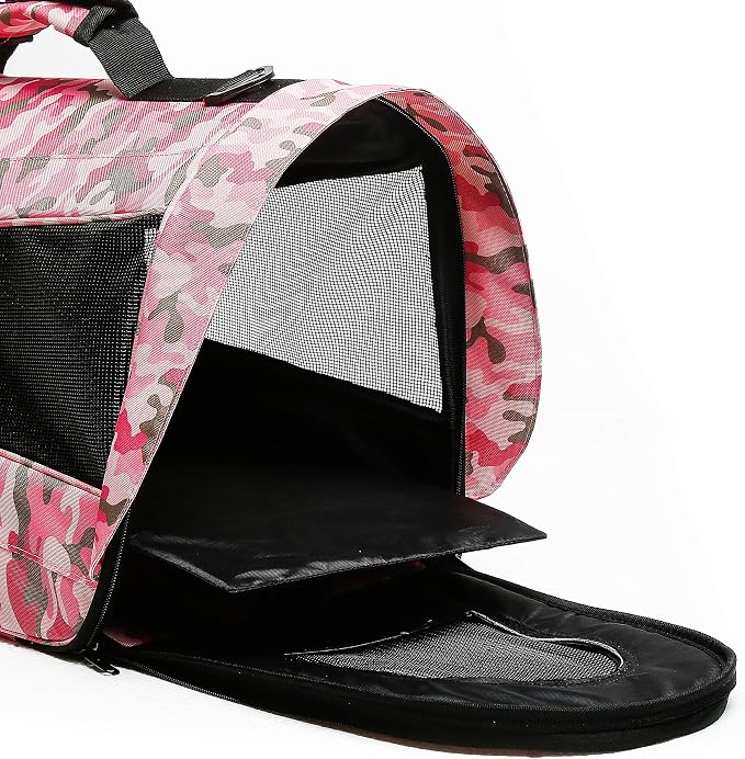 Pawer 18” x 11”x 11” Soft-Sided Foldable Airline Approved Pet Carrier - Image 8