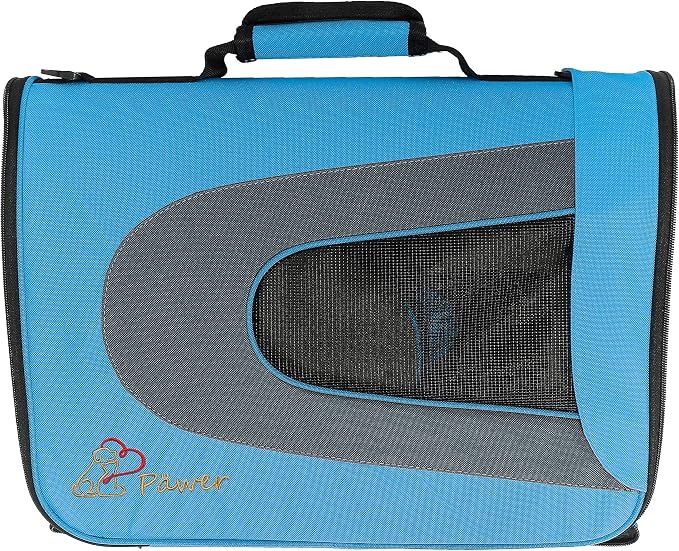 Pawer 18” x 11”x 11” Soft-Sided Foldable Airline Approved Pet Carrier - Image 3
