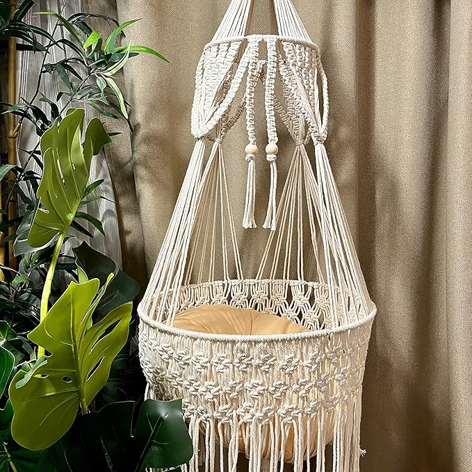 Macrame Cat Hammock by TOYAFUN
