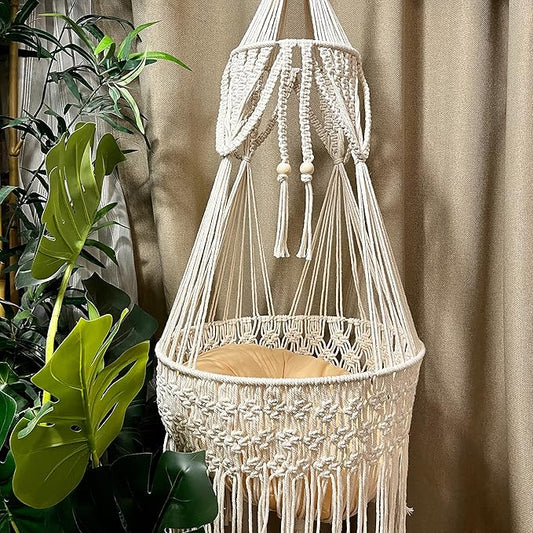 Macrame Cat Hammock by TOYAFUN