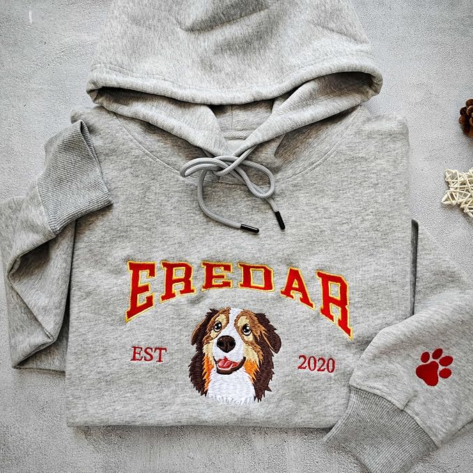 NAZENTI Custom Dog Mom Embroidered Sweatshirt - Image 5