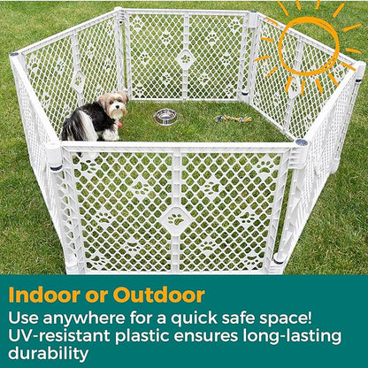 MYPET 6-Panel Paws Petyard, Durable & UV-Resistant Puppy Playpen, - Image 7