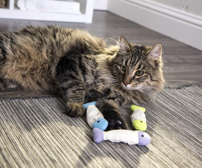 SmartyKat Fish Flop Crinkle Catnip Cat Toys - Image 9