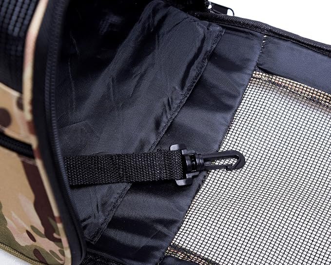 Pawer 18” x 10” x 10”Soft-Sided Foldable Airline Approved Pet Carrier - Image 8