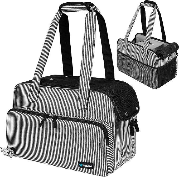 PetAmi Small Dog Purse Carrier, Soft-Sided Pet Carrier Bag by PetAmi