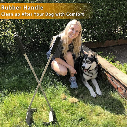 Heavy Duty Pooper Scooper 38" Stainless Steel Long Handle Dog Pooper Scooper - Image 5