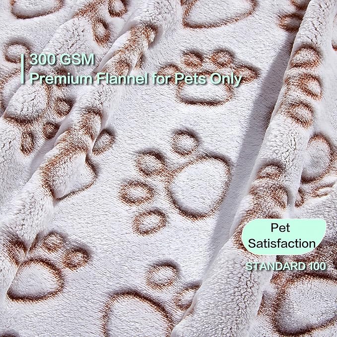 Stuffed Brown Small Premium Soft Dog Blanket, - Image 2