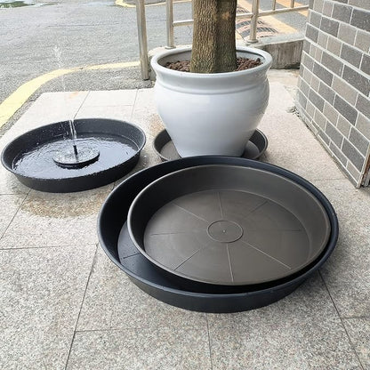 4 Pack of 16 17 inch Plant Saucer, 2.3" Depth, Heavy Duty Deep Plant Trays - Image 6