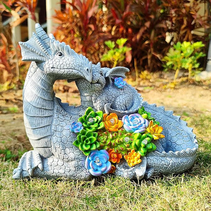 Dragon Solar Garden Statues Outdoor Decoration - Image 3
