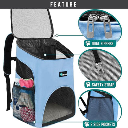 PetAmi Small Dogs and Cat Backpack Carrier, Airline Approved Pet Backpack - Image 3
