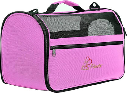 Pawer 18” x 10” x 10”Soft-Sided Foldable Airline Approved Pet Carrier - Image 5