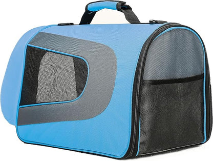 Pawer 18” x 11”x 11” Soft-Sided Foldable Airline Approved Pet Carrier - Image 6