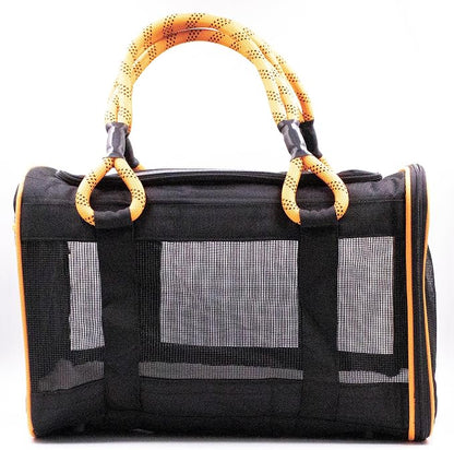 Buddy's Best Airline Approved Pet Carrier – Black & Orange Heavy Duty, Fits - Image 4