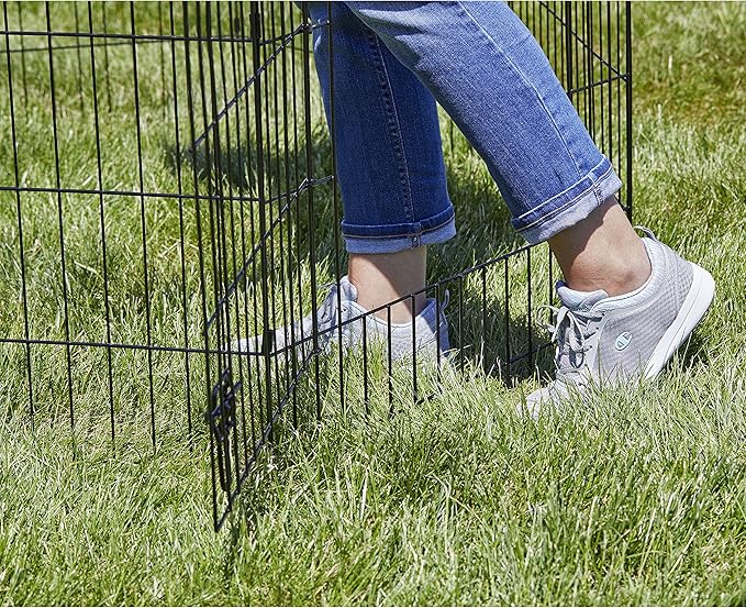 MidWest Homes for Pets Folding Metal Dog Exercise Pen, Indoor/Outdoor Playpen - Image 4