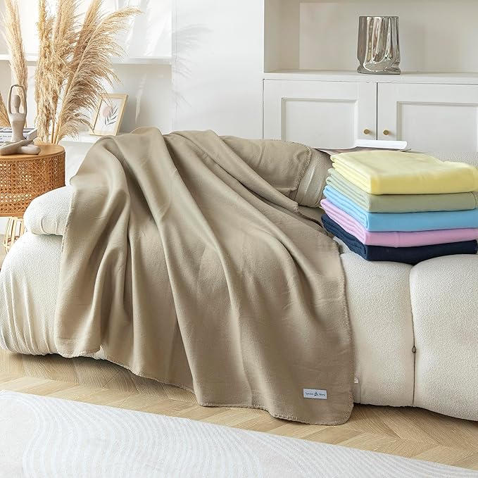 Fleece Throw Blankets Bulk Fleece Blankets Solid Wholesale Lightweight Warm Soft - Image 4