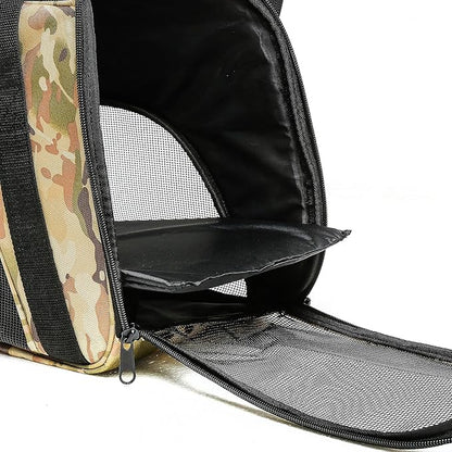 Pawer Soft-Sided Pet Carrier for Cat and Small Dog, Desert Camouflage Pattern - Image 4