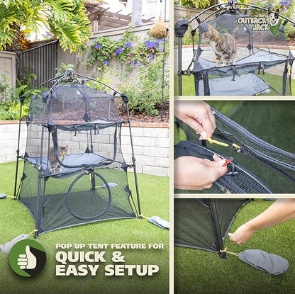 Outback Jack Catio Outdoor Cat Enclosure, - Image 6