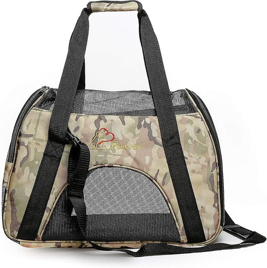 Pawer Soft-Sided Pet Carrier for Cat and Small Dog, Desert Camouflage Pattern by P%C3%84WER