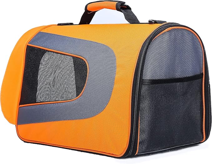 Pawer 18” x 11”x 11” Soft-Sided Foldable Airline Approved Pet Carrier - Image 6