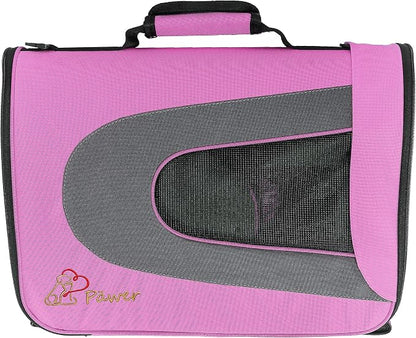 Pawer 18” x 11”x 11” Soft-Sided Foldable Airline Approved Pet Carrier - Image 3