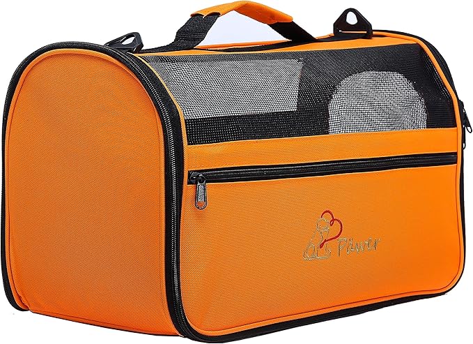 Pawer 18” x 10” x 10”Soft-Sided Foldable Airline Approved Pet Carrier - Image 5