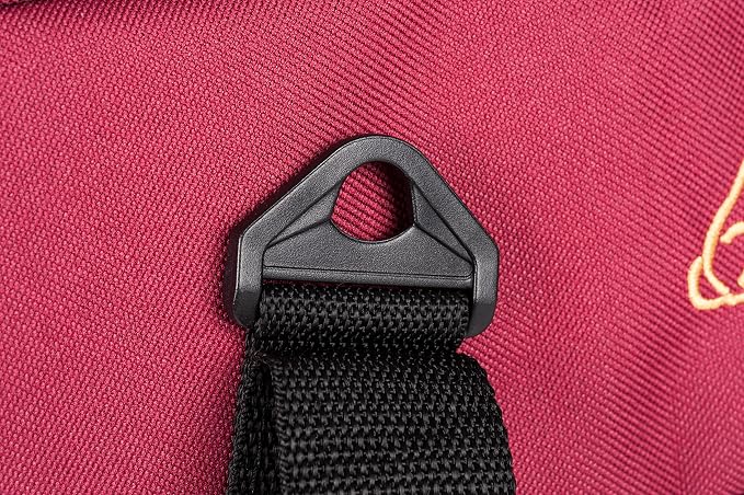 Pawer Soft-Sided Pet Carrier for Cat and Small Dog, Burgundy Color, Medium Size - Image 9