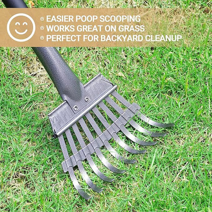 Heeyoo Dog Pooper Scooper, Dog Poop Tray and Rake Set, Pet Waste Removal Scoop - Image 7