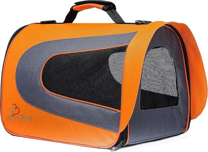 Pawer 18” x 11”x 11” Soft-Sided Foldable Airline Approved Pet Carrier - Image 4