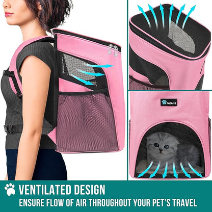 PetAmi Small Dogs and Cat Backpack Carrier, Airline Approved Pet Backpack - Image 4
