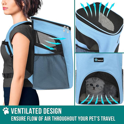 PetAmi Small Dogs and Cat Backpack Carrier, Airline Approved Pet Backpack - Image 4