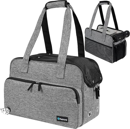 PetAmi Small Dog Purse Carrier, Soft-Sided Pet Carrier Bag by PetAmi