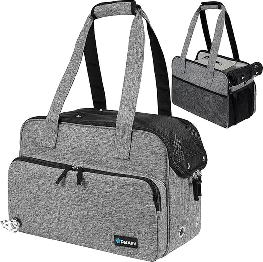 PetAmi Small Dog Purse Carrier, Soft-Sided Pet Carrier Bag by PetAmi