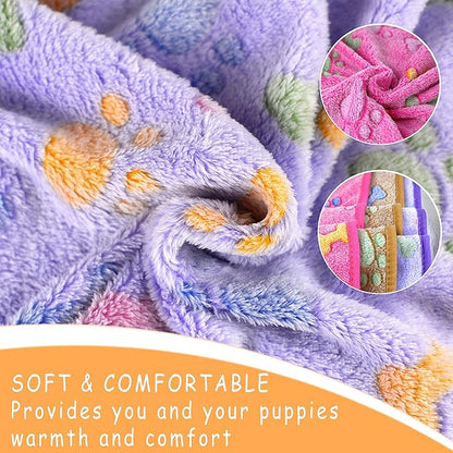 Dog Blankets for Large Dogs, 3 Pack Dog Blanket Washable 41" x 31", Fuzzy Soft - Image 2