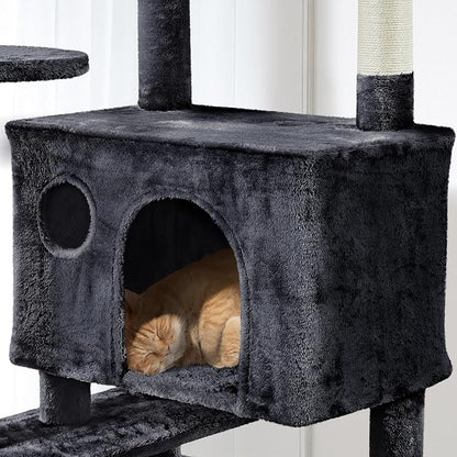 Yaheetech Larget Cat Tree, 80in Multi-Level Cat Tower - Image 5