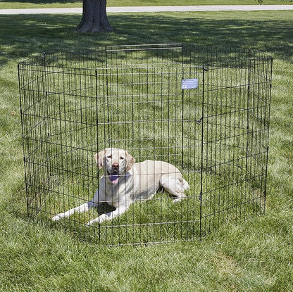 MidWest Homes for Pets Folding Metal Dog Exercise Pen, Indoor/Outdoor Playpen - Image 2