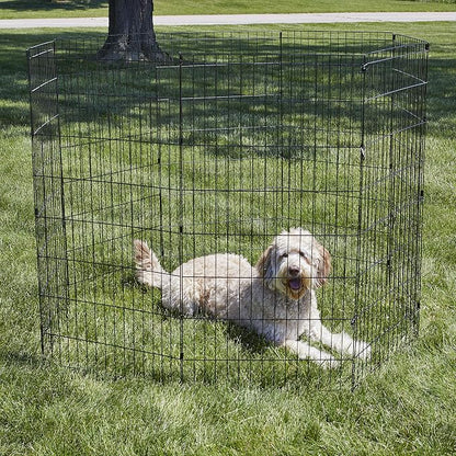 MidWest Homes for Pets Folding Metal Dog Exercise Pen, Indoor/Outdoor Playpen - Image 2