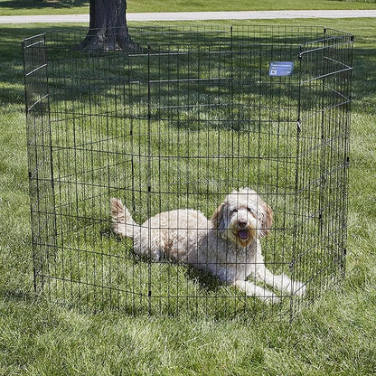 MidWest Homes for Pets Folding Metal Dog Exercise Pen, Indoor/Outdoor Playpen - Image 2