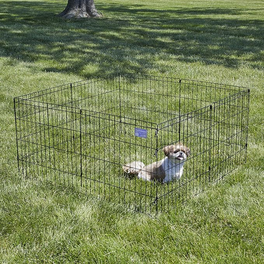MidWest Homes for Pets Folding Metal Puppy / Dog Exercise Pen, Indoor/Outdoor - Image 2