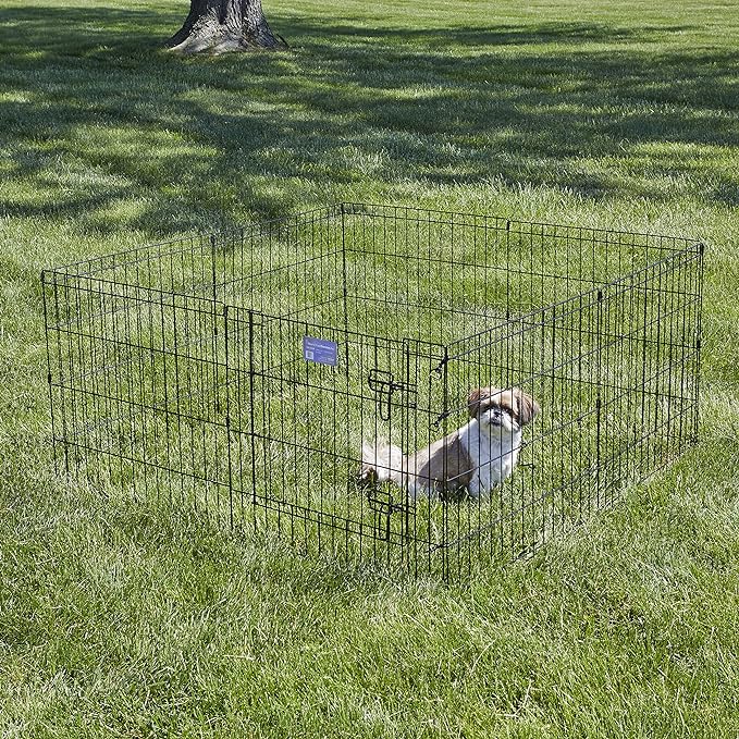 MidWest Homes for Pets Folding Metal Puppy / Dog Exercise Pen, Indoor/Outdoor - Image 2