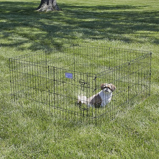 MidWest Homes for Pets Folding Metal Puppy / Dog Exercise Pen, Indoor/Outdoor - Image 2